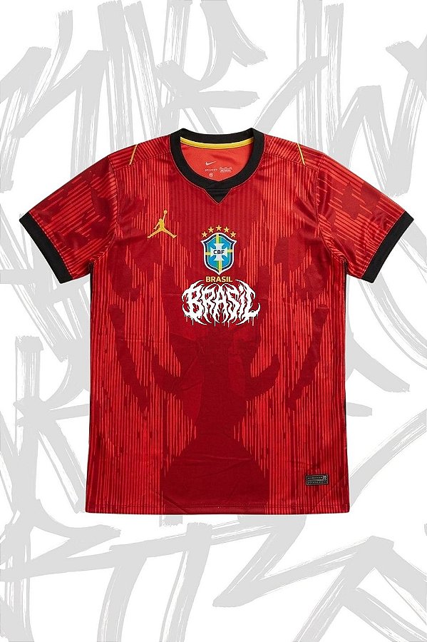 CAMISETA BRASILEIRO OLHAI POR NÓIS vermelha 2026