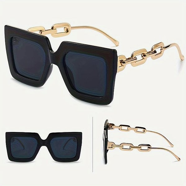 óculos de sol Glam Preto