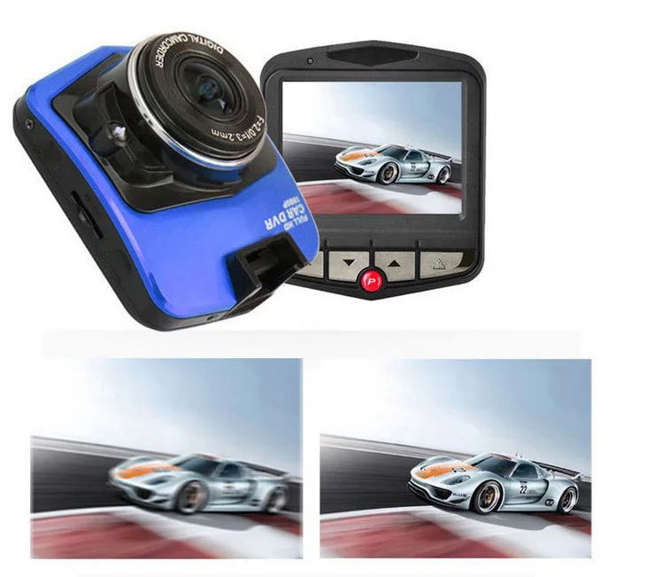 Portátil Mini DVR Dashcam Recorder, 2. Câmera do carro de 4 polegadas, HD 1080