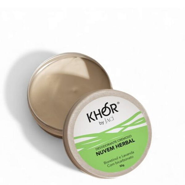 Desodorante Nuvem Herbal (com Bicarbonato de Sódio) 50g - Khor
