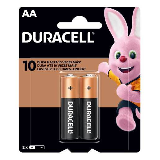 Pilha alcalina pequena AA MN1400B2 Duracell BT 2 UN