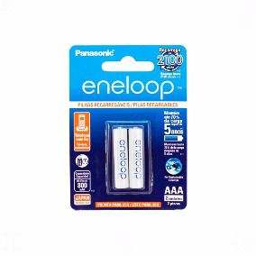 Pilhas Palito AAA Panasonic Eneloop Recarregavel 800mAh c/02