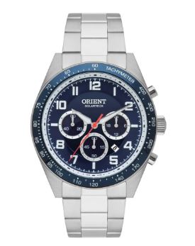 RELÓGIO ORIENT SOLARTECH CRONÓGRAFO MBSSC250 PRATA