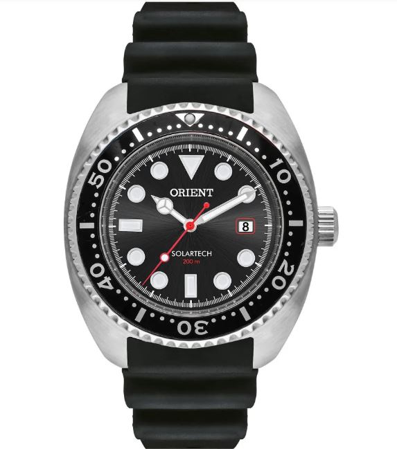 Relógio Orient Solartech 200m MBSP1038-P1PX Preto
