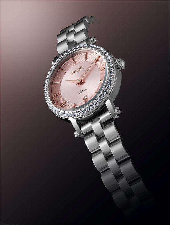 RELÓGIO ORIENT MINI FEMININO ANALÓGICO FBSS0145 R1SX PRATA