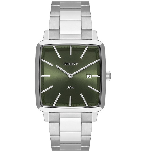RELÓGIO ORIENT NEO VINTAGE MASCULINO Verde GBSS1056 E1SX PRATA