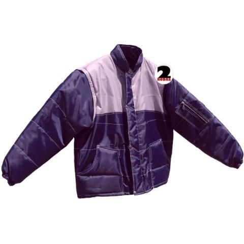 Jaqueta Moto Azul  - Detalhes Gelo