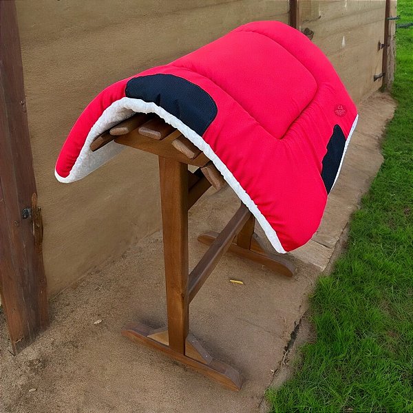Manta Baixeiro para Cavalo forro para sela Vermelho