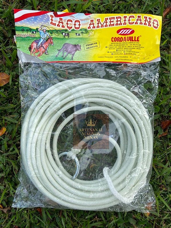 Laço Corda Americano Profissional 15m Boi Cordaville Premium Original