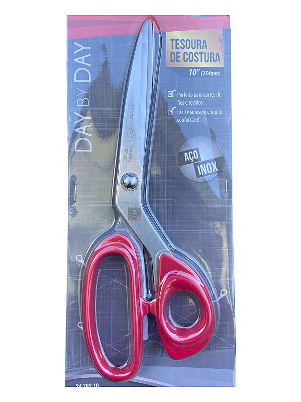 Tesoura Crina Corneta, Alfaiate, Tapeceiro 10 Polegadas Inox