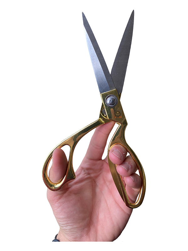 Tesoura para Aparar Crina de Cavalo em Aço Inox 26 Cm Premium Afiada