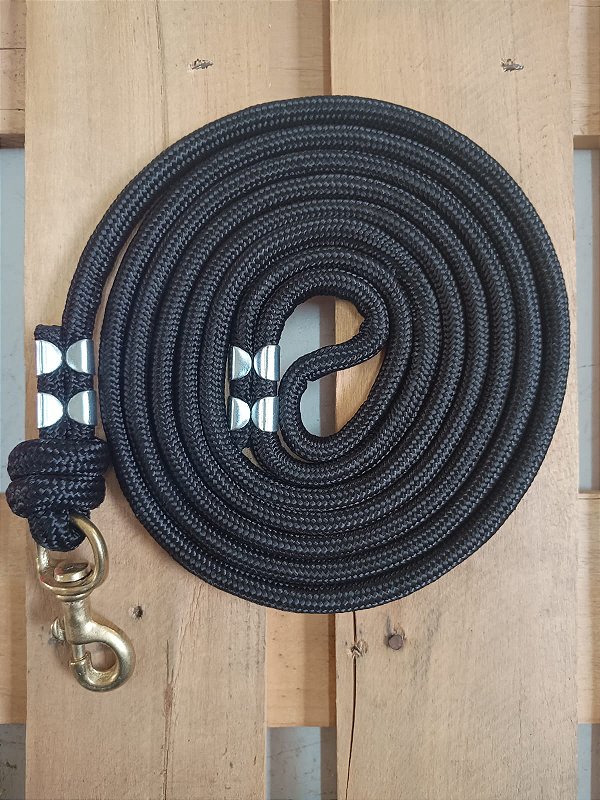 Guia  Longa Para Cachorro Grande E Médio Porte Mosquetão Reforçado