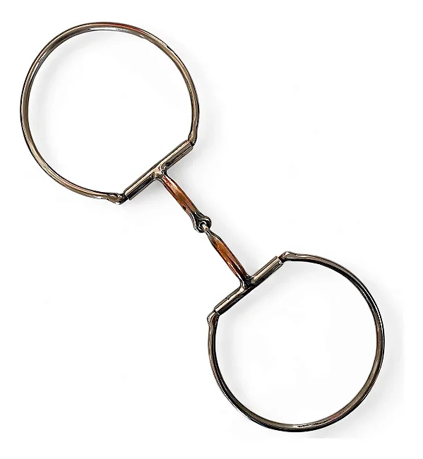 Bridão Para Cavalo D Grande Inox Bocal De Cobre Oferta