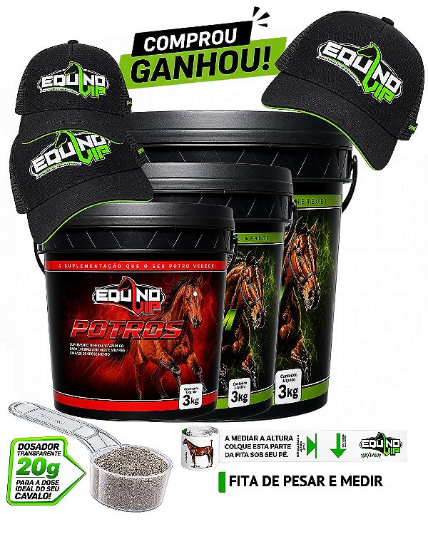 KIT EQUINO VIP 6KG MAXIMUM + 3KG POTROS