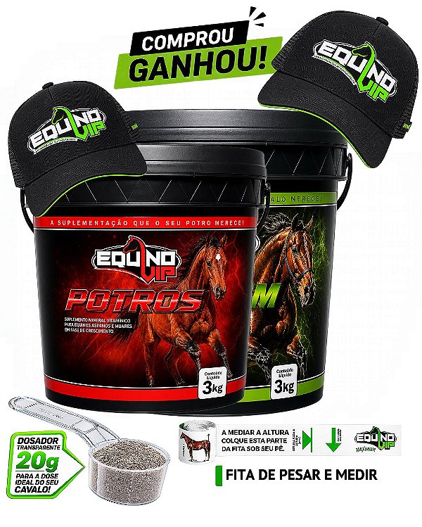 KIT EQUINO VIP 3KG MAXIMUM + 3KG POTROS