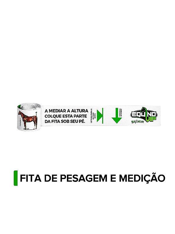 FITA PARA PESAR E MEDIR CAVALO