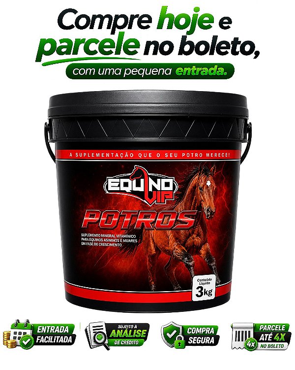3KG EQUINO VIP POTROS - BOLETO PARCELADO