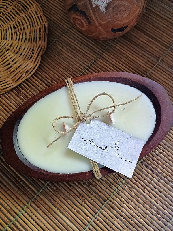 Vela Natural Mini Gamela Madeira