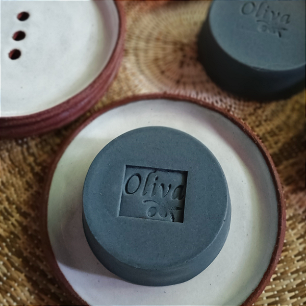 Sabonete Facial 100% Oliva Carvão Ativado