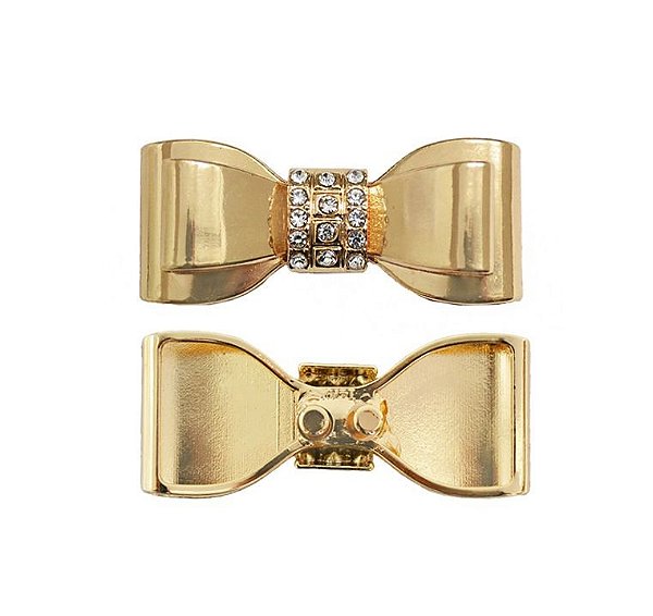 Par De Laço De Metal C/ Pino.