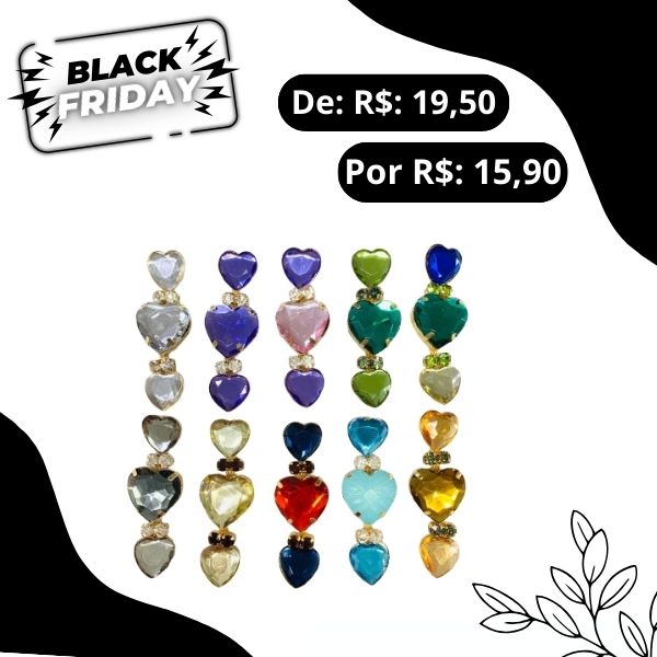 Cabedal Lateral 3 Coração - PRIMEIRA LINHA