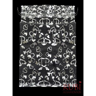 Saco de Organza com Cordão 50 Unidades 22x34cm
