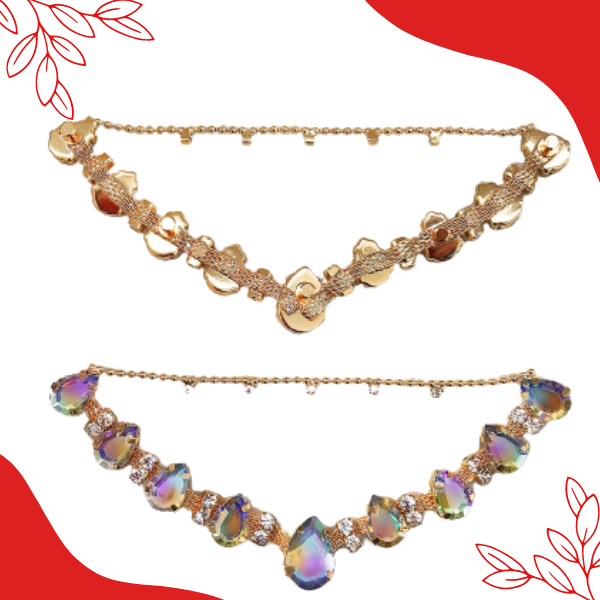 Cabedal Infantil Gota com Correntinha