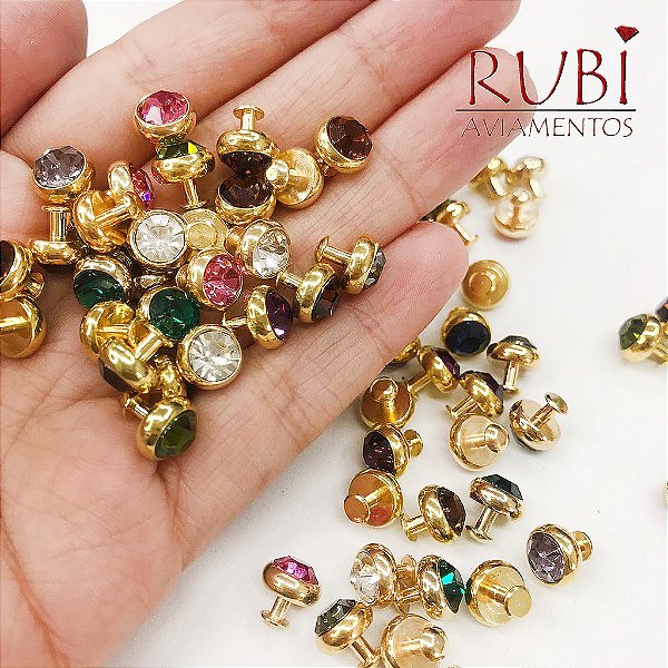 Ponto de Luz banhado a ouro com 10 unidades