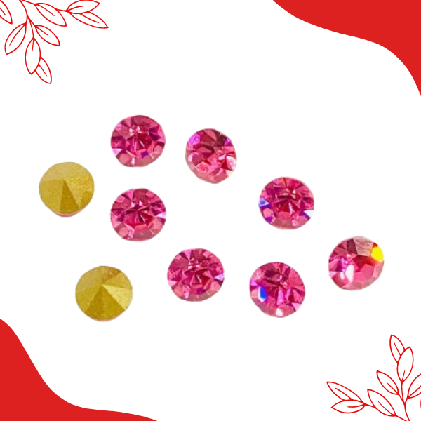 Strass Banhado  Swaroviski - 10 peças.