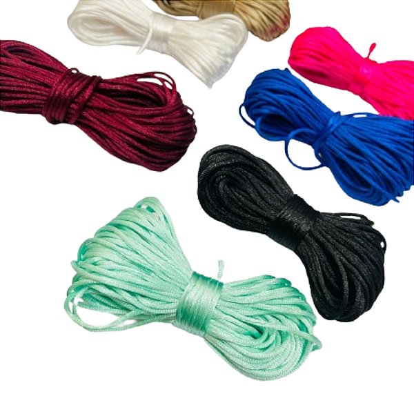 Fio de seda 12 metros Rabo de Rato muitas Cores