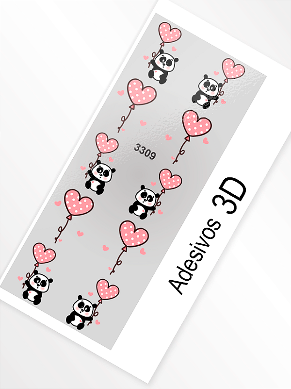 Adesivo 3D de Unha - 3309