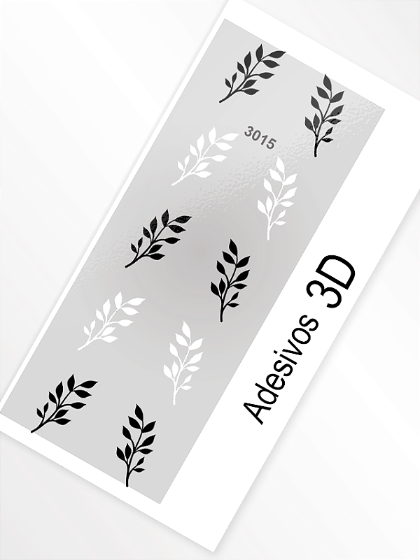 Adesivo 3D de Unha - 3015