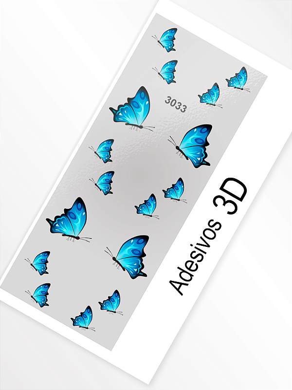 Adesivo 3D de Unha - 3022