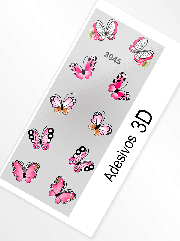 Adesivo 3D de Unha - 3045