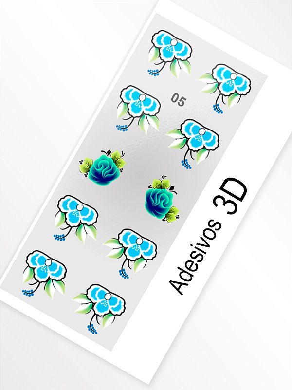 Adesivo 3D de Unha - 05