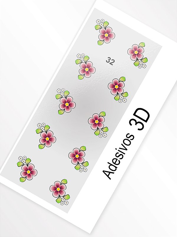 Adesivo 3D de Unha - 32