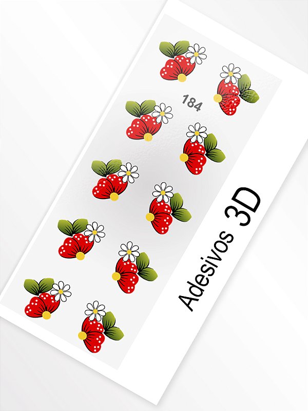 Adesivo 3D de Unha - 184