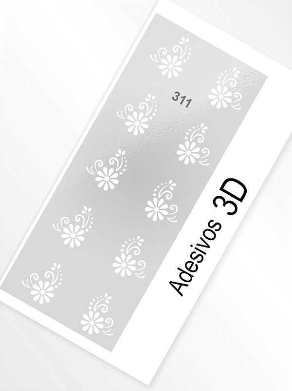 Adesivo 3D de Unha - 311