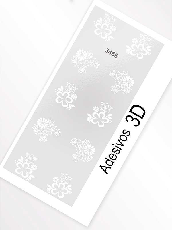 Adesivo 3D de Unha - 3466