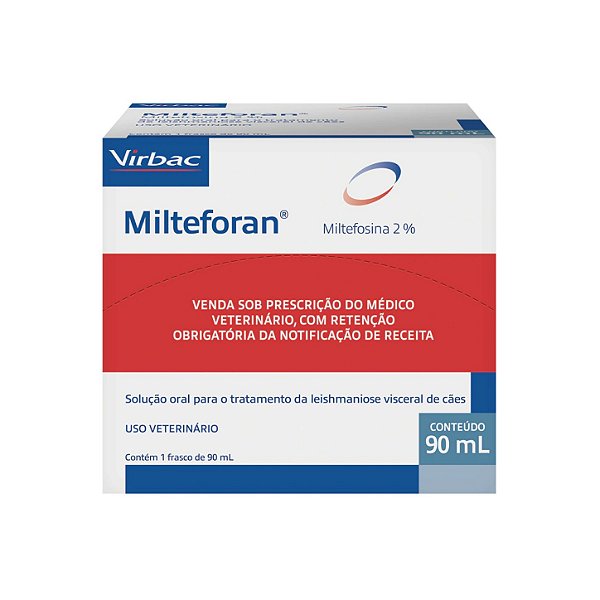 Milteforan 90ml Virbac – Tratamento da Leishmaniose Canina