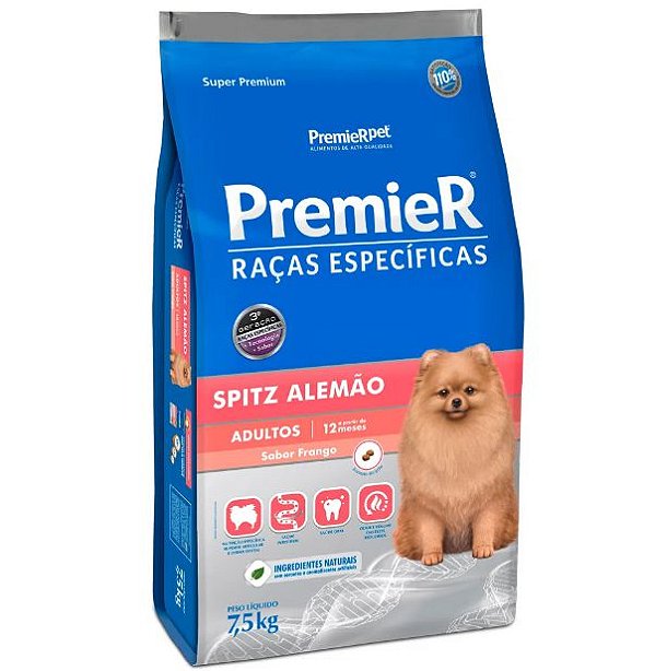 Premier Raças Especificas Spitz Adulto 7,5KG