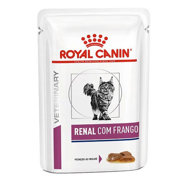 Ração Úmida Royal Canin Renal para Gatos com Insuficiência Renal 85g