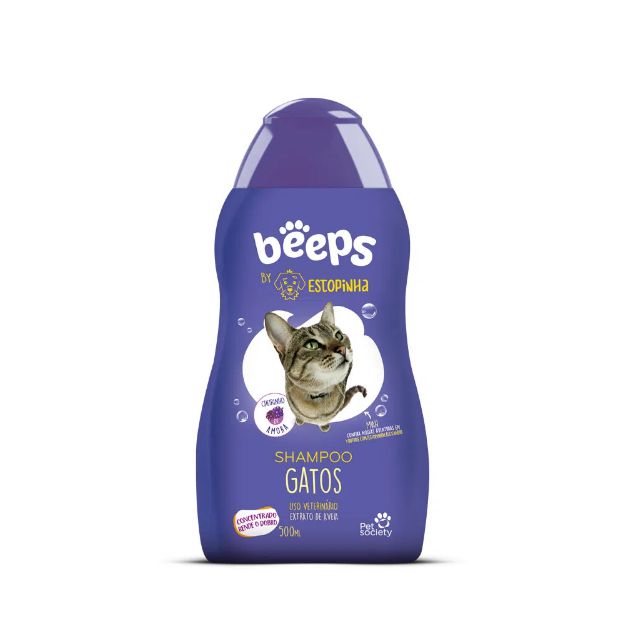 Beeps By Estopinha Shampoo Gatos 500 Ml