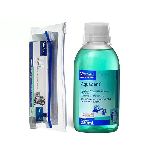 Kit Cet Higiene Oral Pasta(com Brinde) + Aquadent 250ml