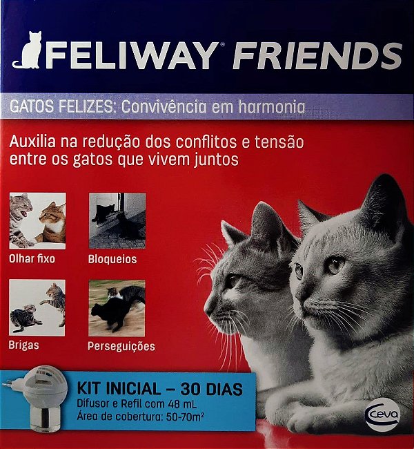 Feliway Friends Difusor + Refil 48 Ml