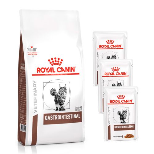 Royal Feline Gastro Intestinal 1,5 kg Compre e Ganhe 3 Sachês Gastro Intestinal 85 g