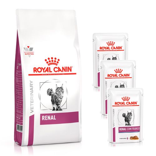 Royal Feline Renal 1,5 kg Compre e Ganhe 3 Sachês Renal 85 g