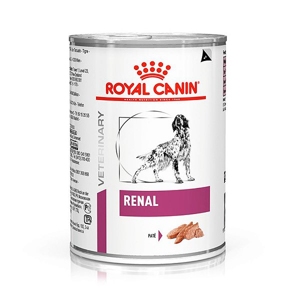 Ração Úmida Royal Canin Renal para Cães com Insuficiência Renal Crônica Lata