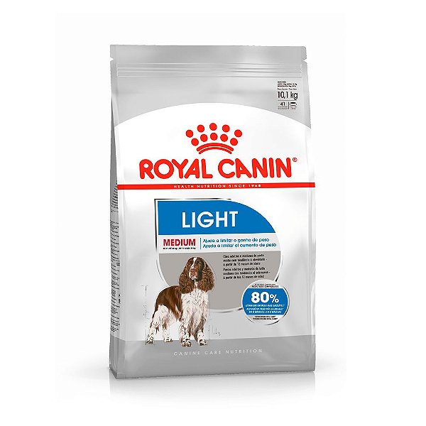 Ração Royal Canin Medium Light para Cães Adultos e Senior de Porte Médio com Tendência à Obesidade 10,1 kg