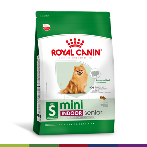 Ração Royal Canin Mini Indoor para Cães Senior de Porte Pequeno